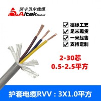 阿卡貝爾電纜 rvvrvvp rvv3x1.0