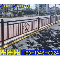 黑色市政護欄 京式人行道欄桿 佛山道路護欄工廠